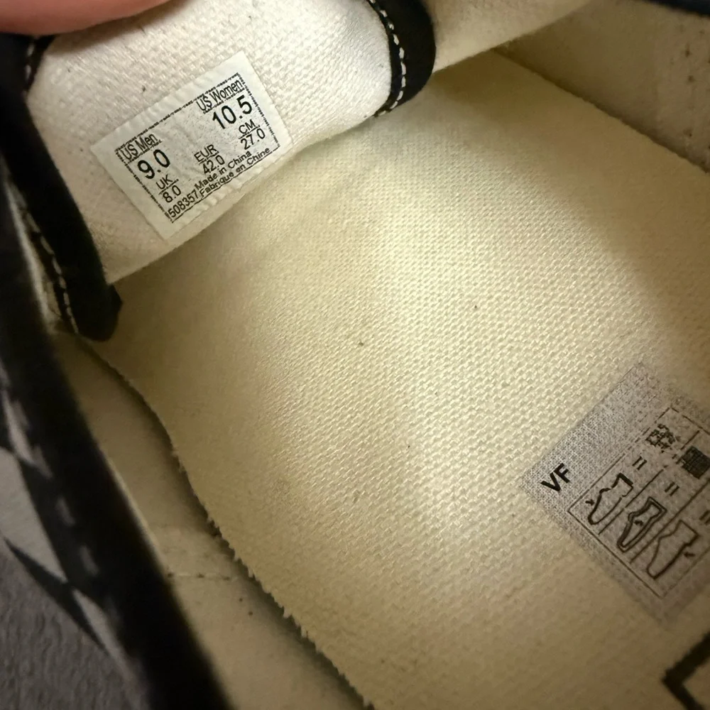 Vans "Golden Coast Authentic" Sneakers (Black/White Checkerboard) Skating Shoes - Picture 2 of 3